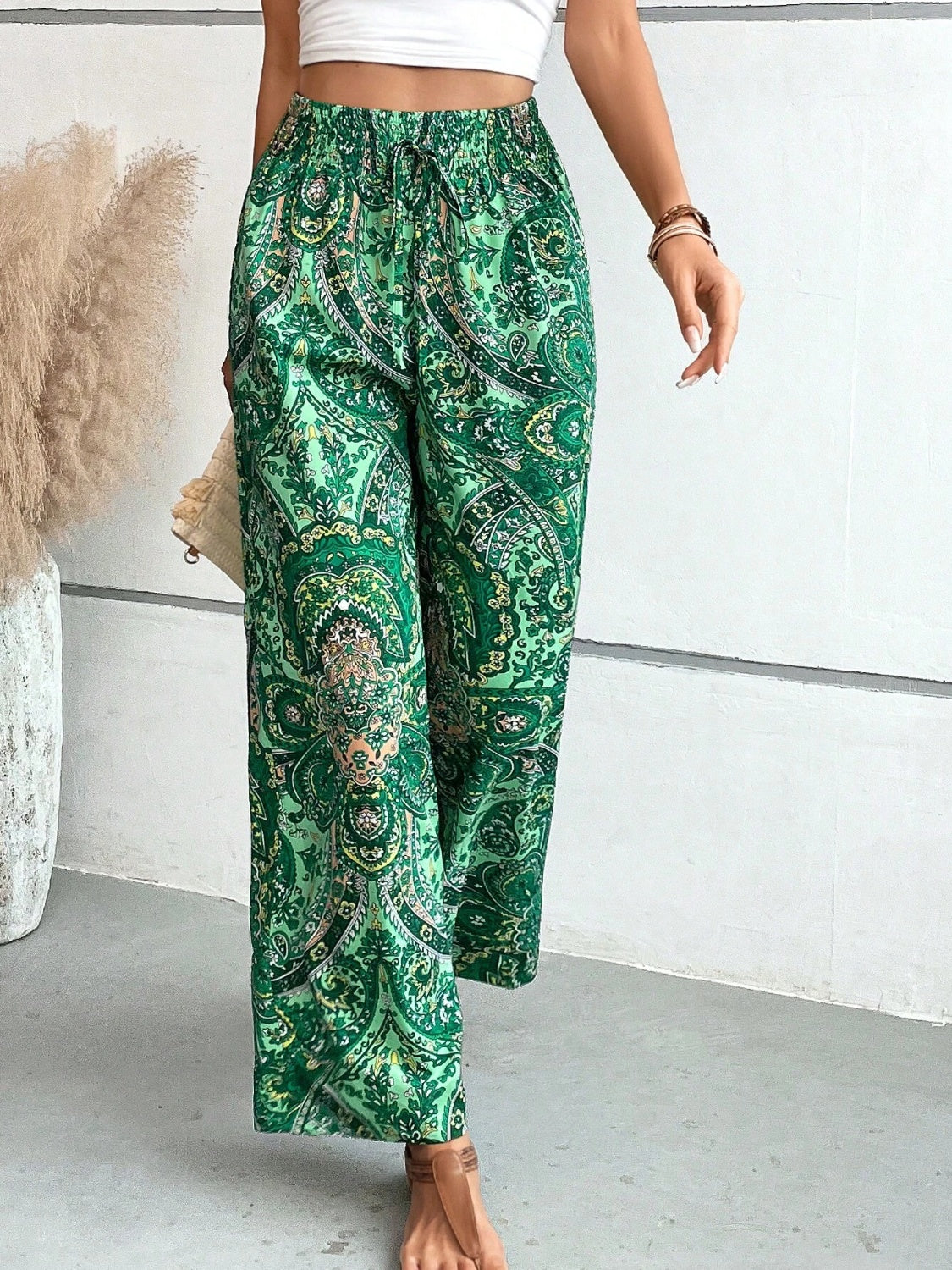 Koisoon Printed Wide Leg Pants