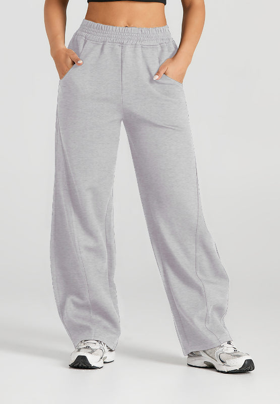 Koisoon Elastic Waist Sweatpants with Pockets