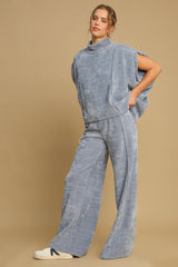 Koisoon Elastic Waist Wide Leg Pants