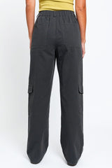 Koisoon High Waisted Wide Leg Cargo Pants with Pockets