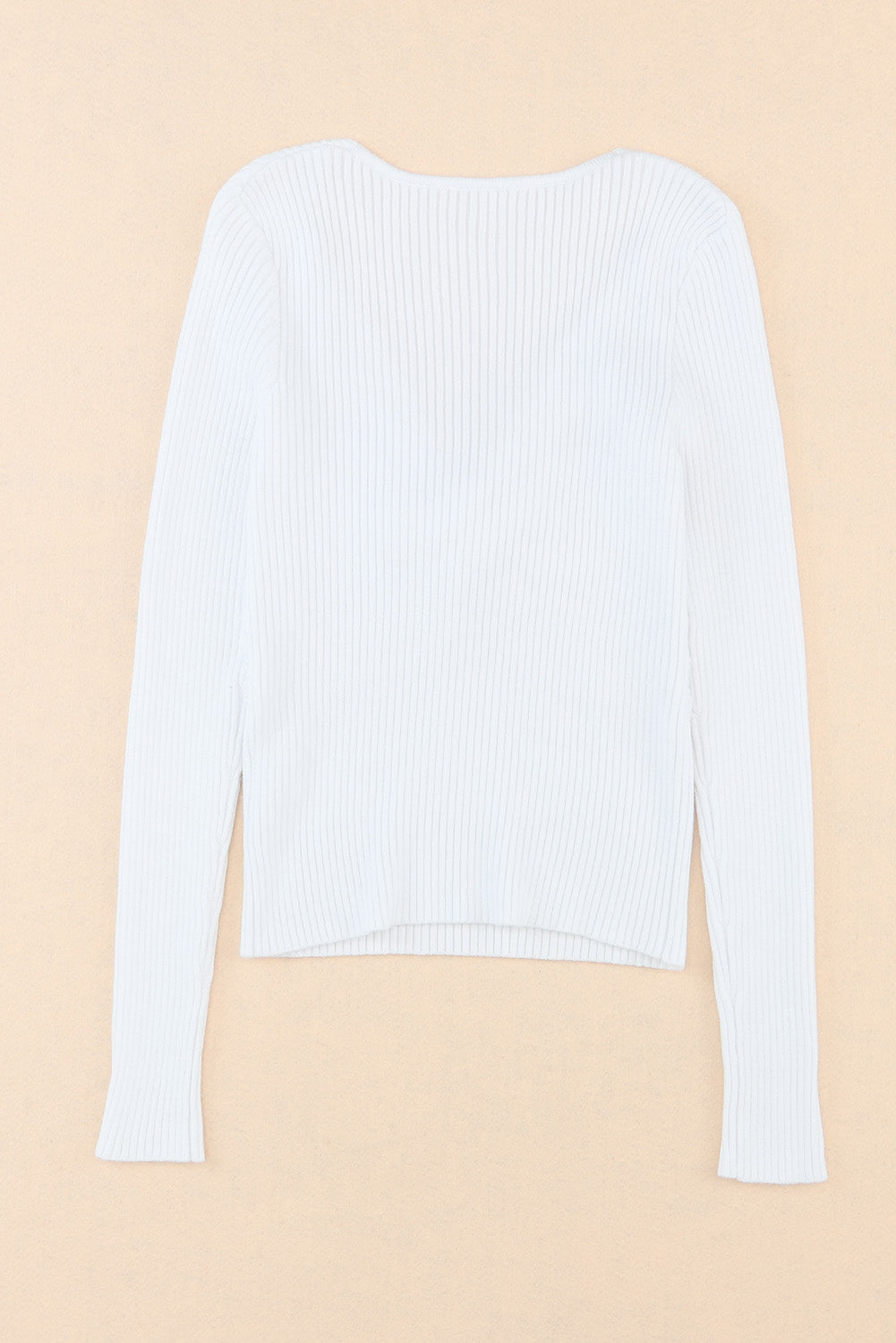 Koisoon V Neck Long Sleeve Knit Top