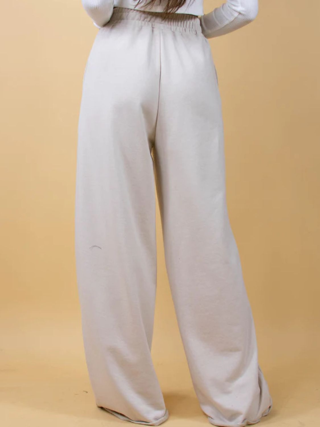 Koisoon Elastic Waist Wide Leg Pants