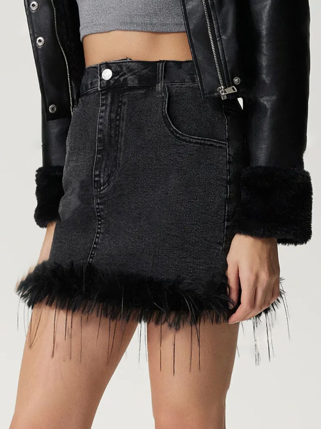 Koisoon Mini Denim Skirt