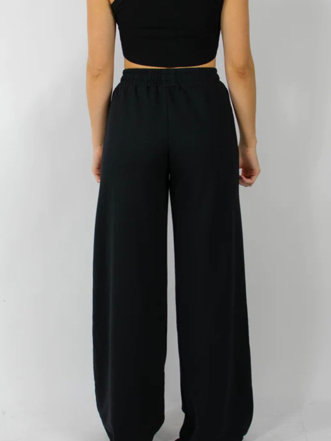 Koisoon Elastic Waist Wide Leg Pants