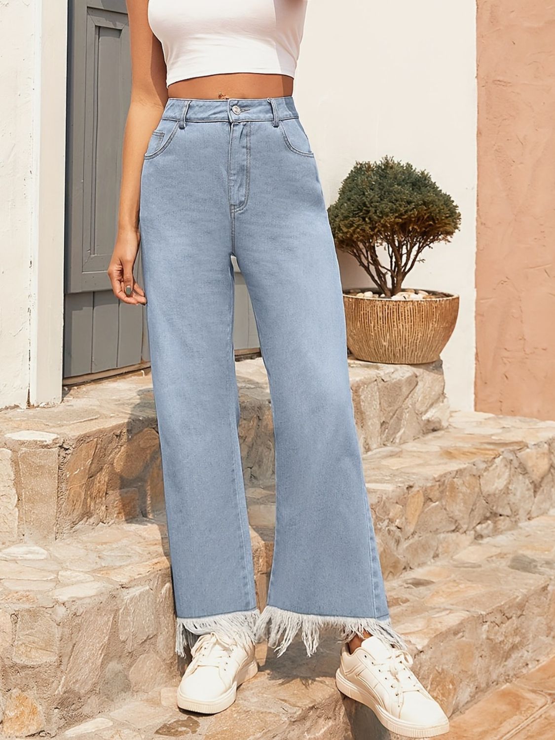 Koisoon Bootcut Jeans with Pockets