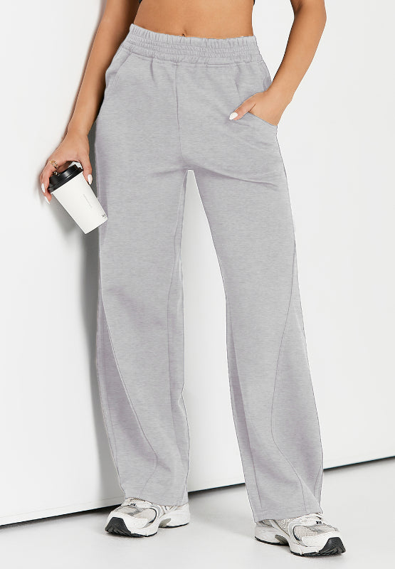 Koisoon Elastic Waist Sweatpants with Pockets