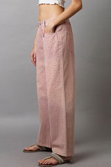 Koisoon Embellishments Gradient Wide Leg Pants