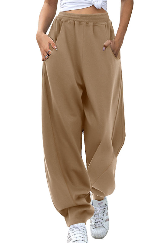 Koisoon Elastic Waist Sweatpants with Pockets