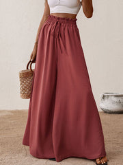 Koisoon Frill Tied Wide Leg Pants