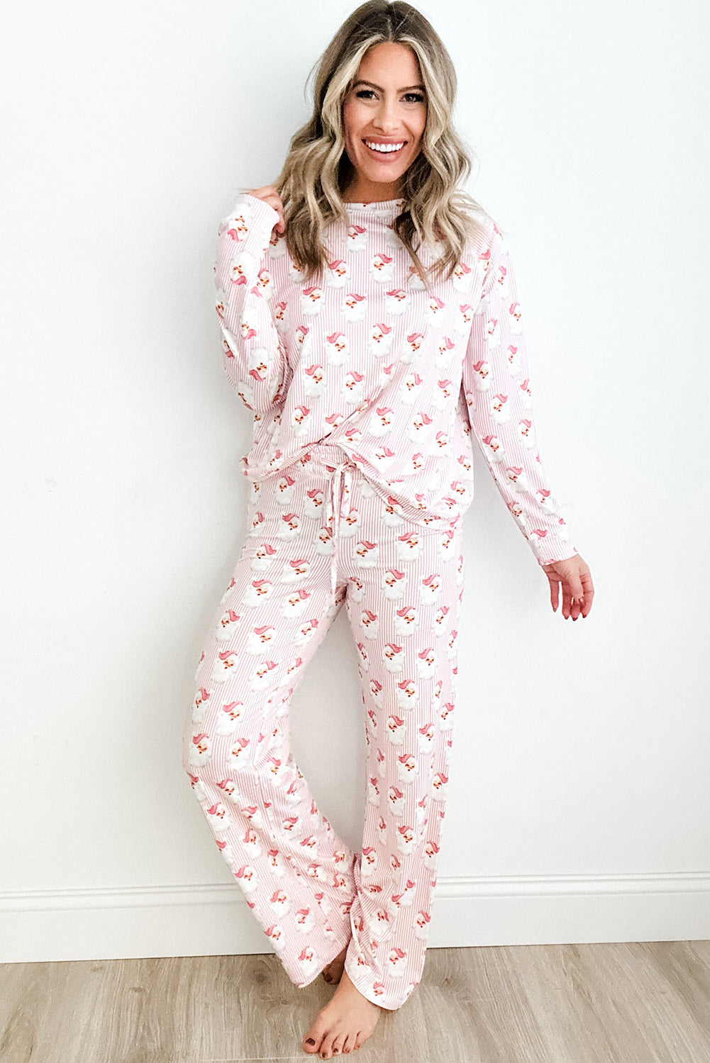 Koisoon Print Long Sleeve Top and Pants Lounge Set