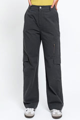 Koisoon High Waisted Wide Leg Cargo Pants with Pockets