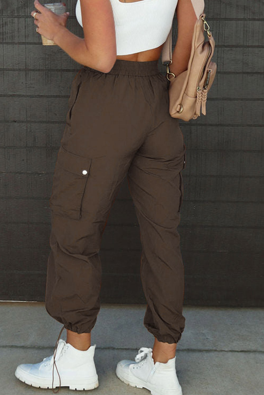 Koisoon Waist Pants with Pockets