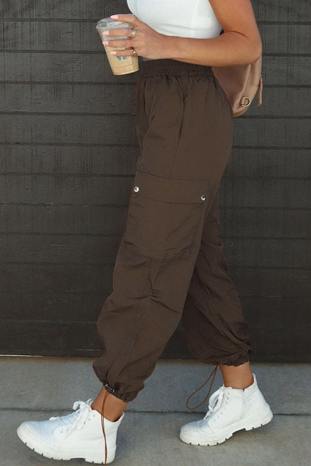 Koisoon Waist Pants with Pockets