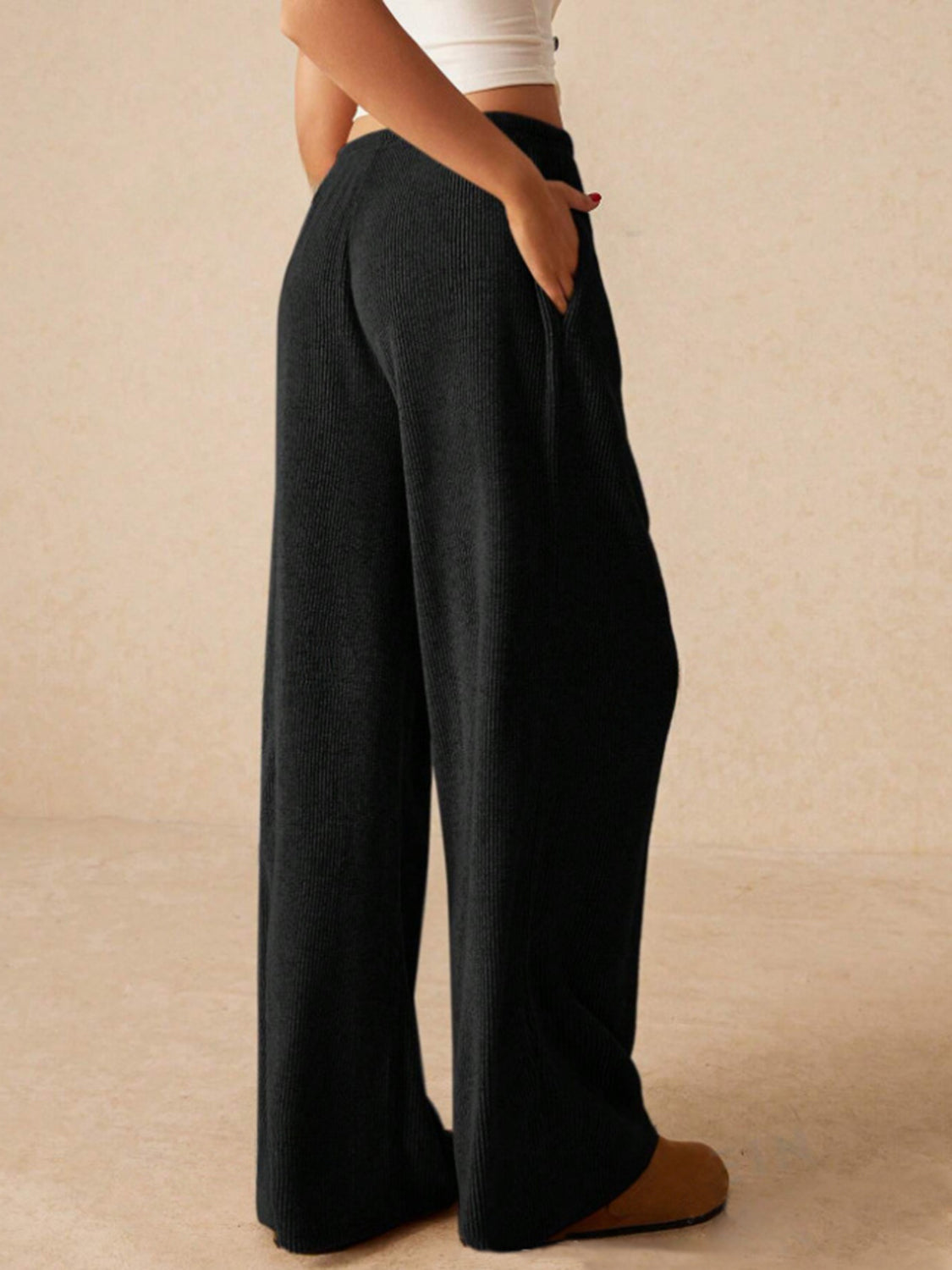 Koisoon Drawstring Wide Leg Pants