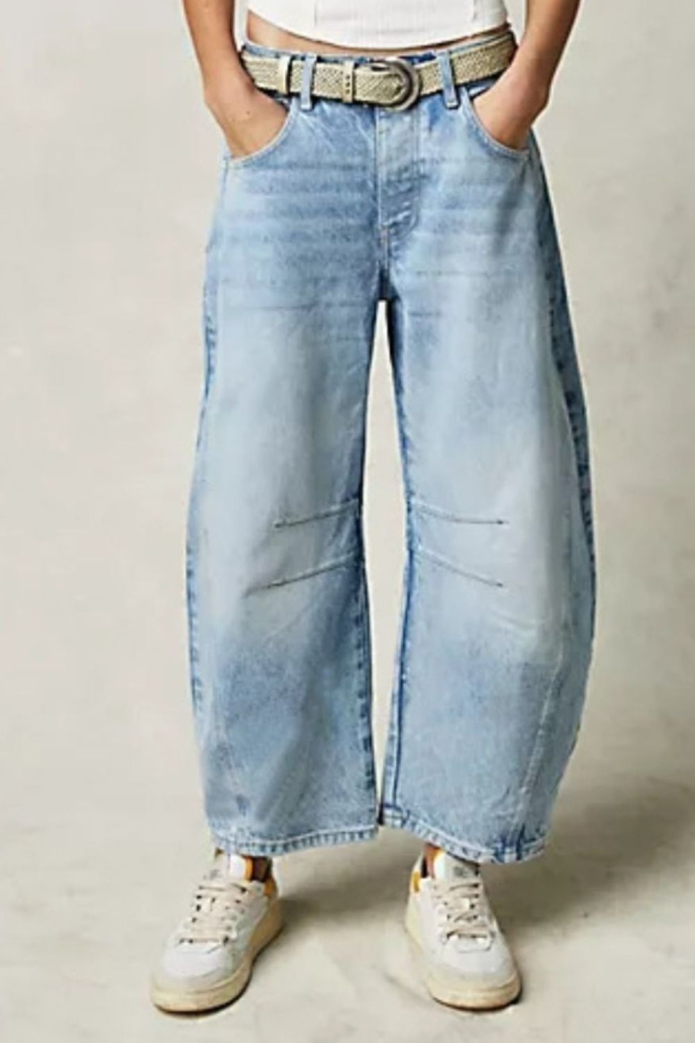 Koisoon Wide Leg Jeans with Pockets