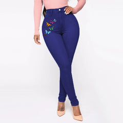 main character dress to impress Printed Jeans Women's Jeans Women's High Waist Sexy Skinny Pants