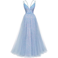 prom dresses Socialite Blue Evening Dress Bride Wedding Dress Banquet Annual Meeting Performance Dress