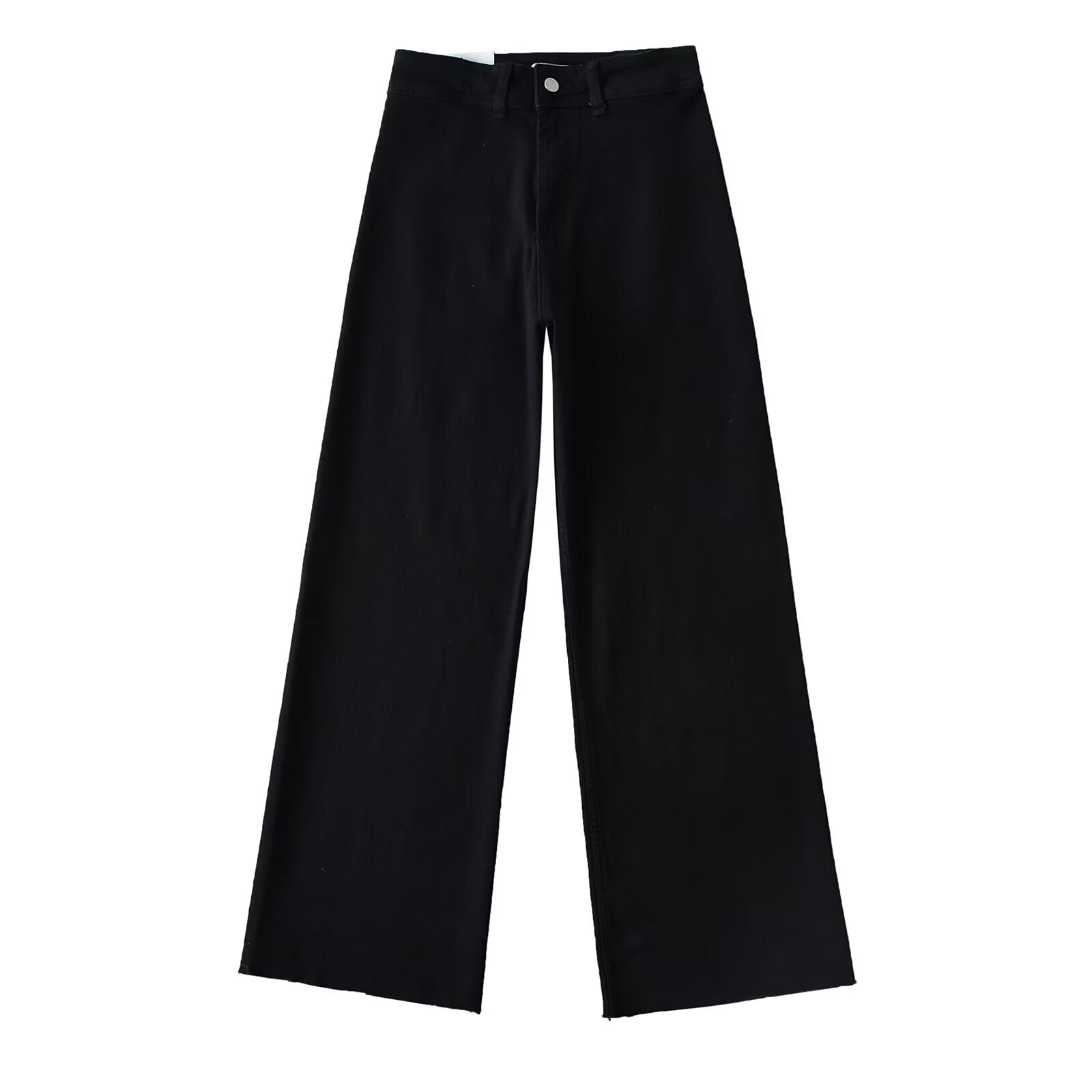 date night outfit French Fashion High Waist Stretch Navy Style Micro Flared Jeans Women's Fashionable New Wide Leg Pants Trousers