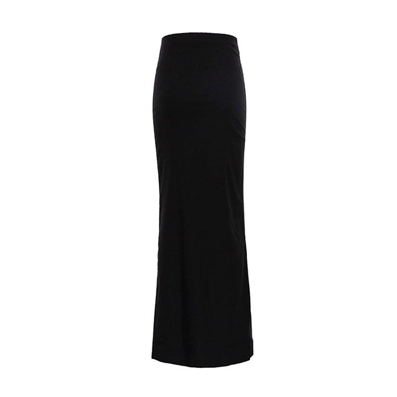 business casual outfits for women Women's Clothing 2024 Summer New Fashionable Elegant Black Slimming Long Skirt Hip Skirt