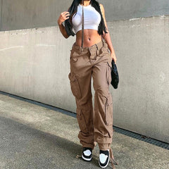 clothes Autumn and Winter Women's Clothing Straight Trousers High Waist Loose Wide Leg Retro Jeans for Women