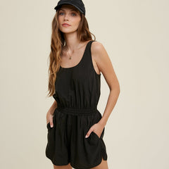 going out outfits 2024 Autumn New Black Suspender Shorts One-Piece Pajamas Casual Pocket Cool Women's Homewear