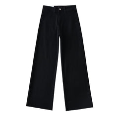 business casual outfits 2024 This Year's Popular Wide-Leg Pants High Waist Slimming Retro Loose Straight Pants High-Grade Jeans for Women