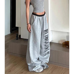 Koisoon Y2K Oversized Sweatpants Women Harajuku Print Patchwork Joggers Streetwear Wide Leg Pants Korean High Waist Baggy Trousers