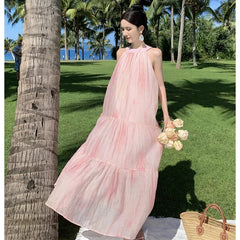 Koisoon French Women Long Party Sundress Summer Runway Elegant Vintage Korean Fairy Casual Honeymoon Vacation Night Dresses New