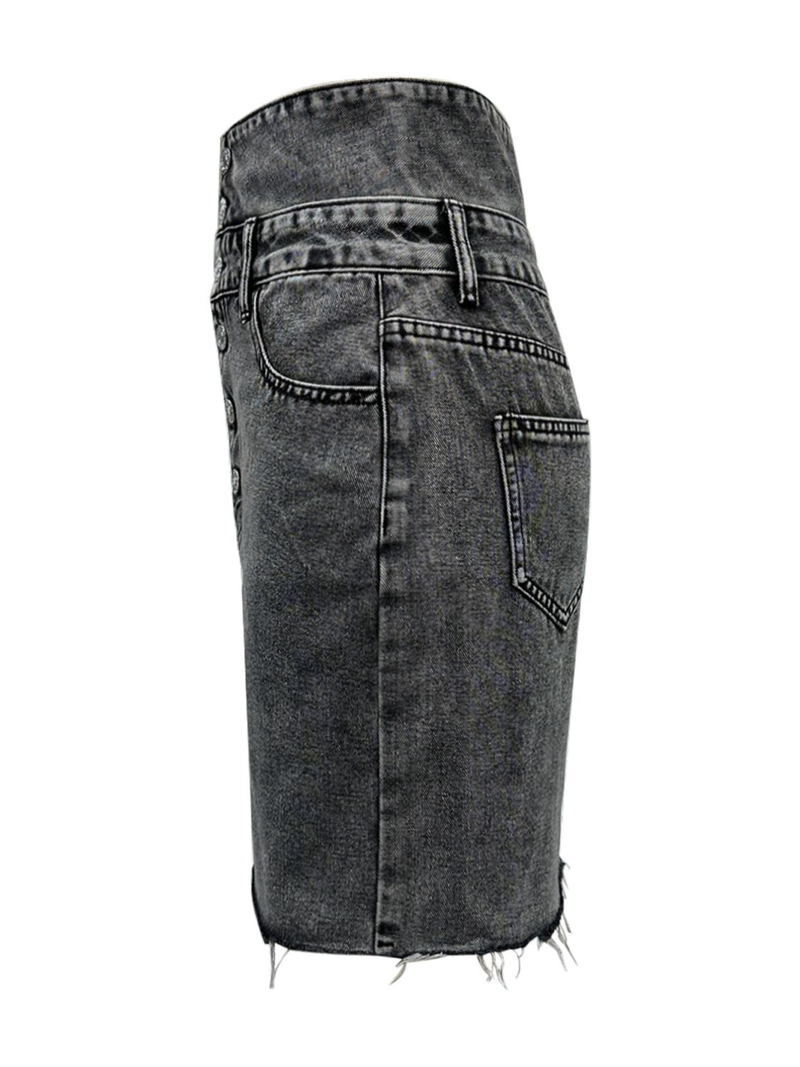 Koisoon High Waist Denim Skirt