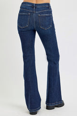 Koisoon Full Size High Rise Flare Jeans with Pockets