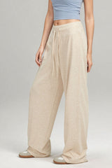 Koisoon Basic Bae Drawstring Wide Leg Pants with Pockets