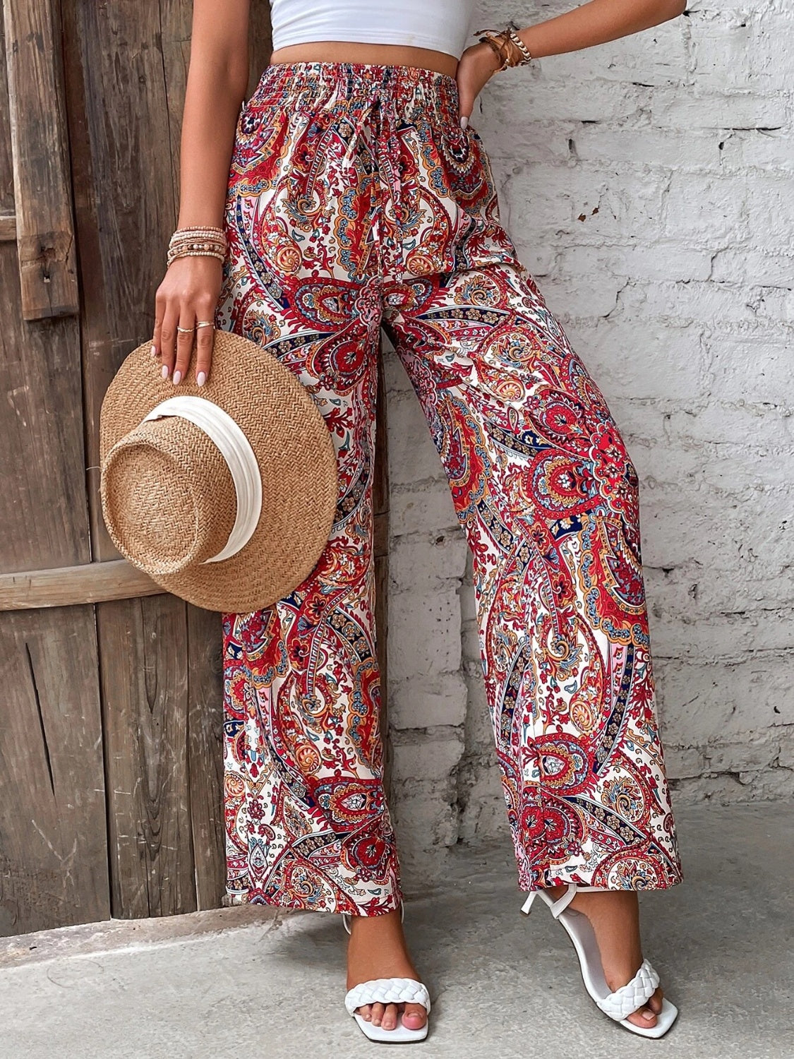 Koisoon Printed Wide Leg Pants