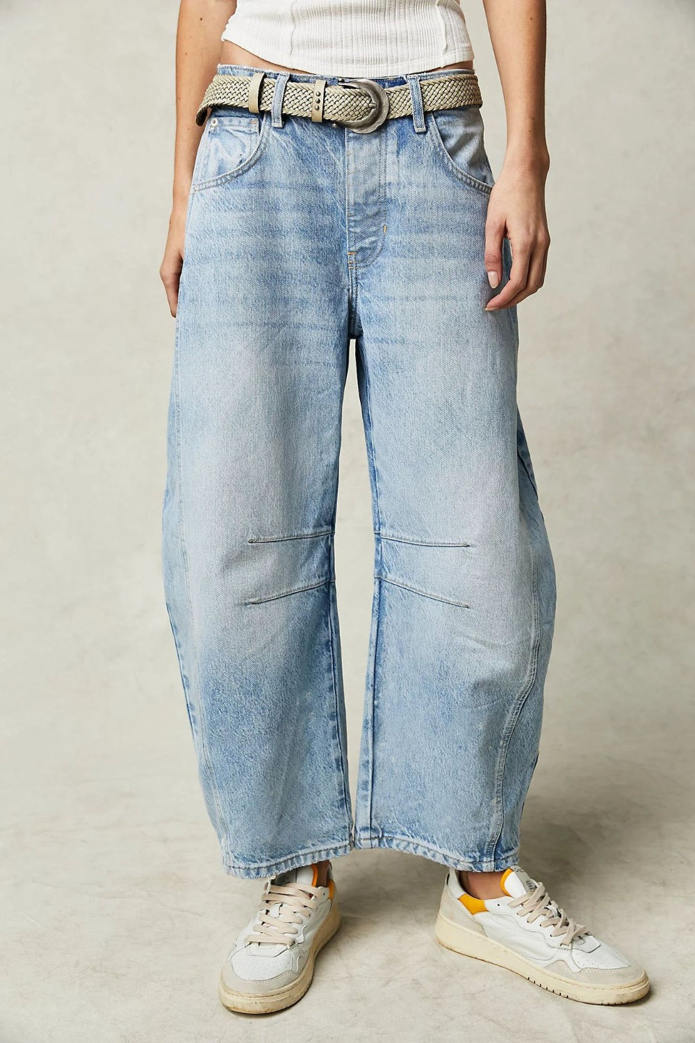 Koisoon Wide Leg Jeans with Pockets