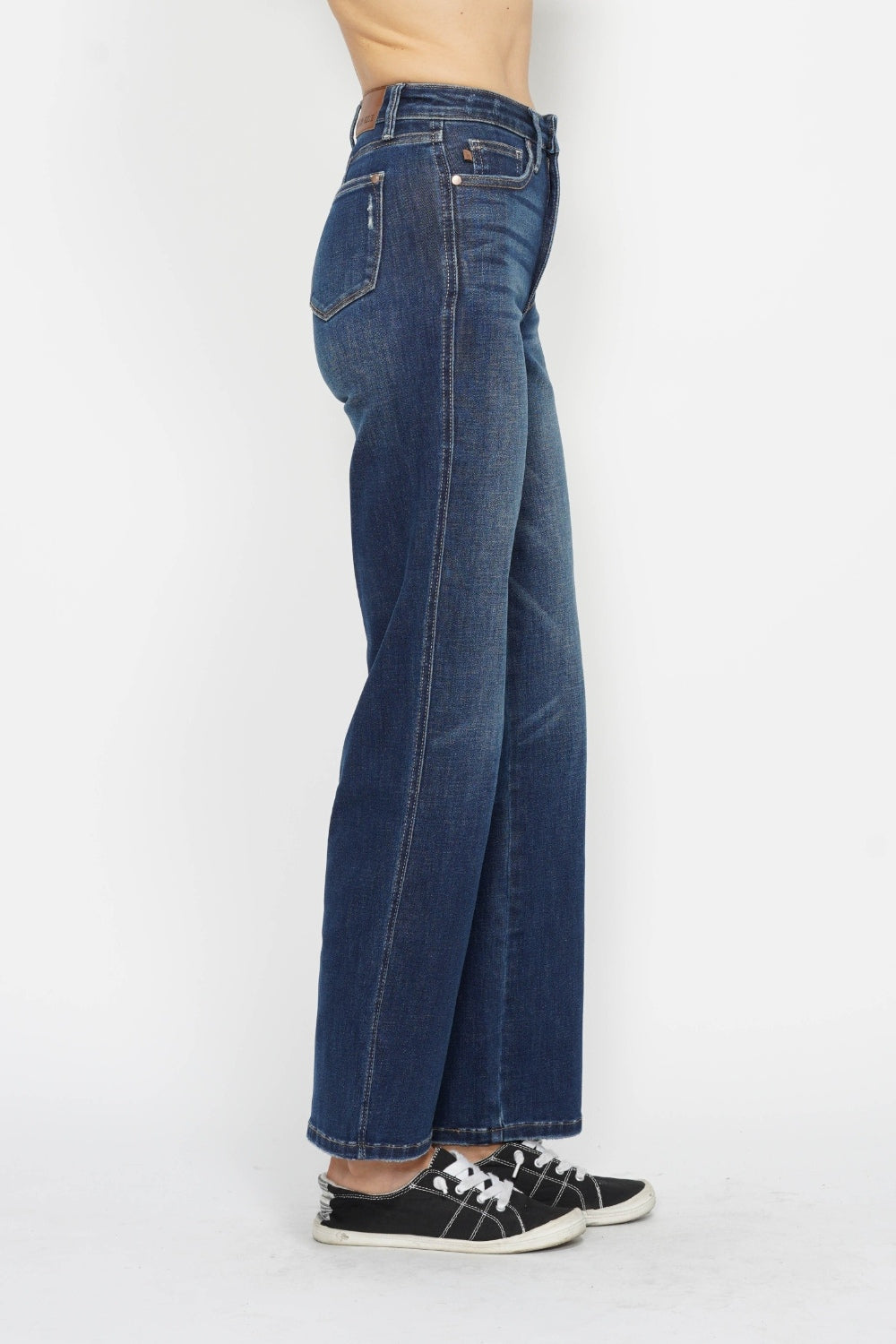 Koisoon Blue Full Size High Waist Tummy Control Jeans