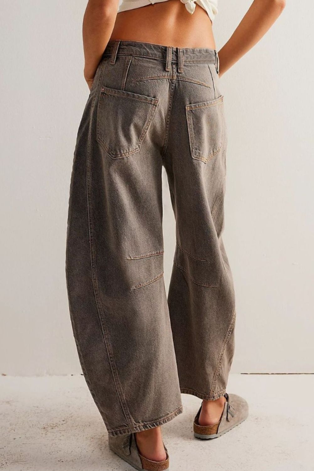 Koisoon Wide Leg Jeans with Pockets