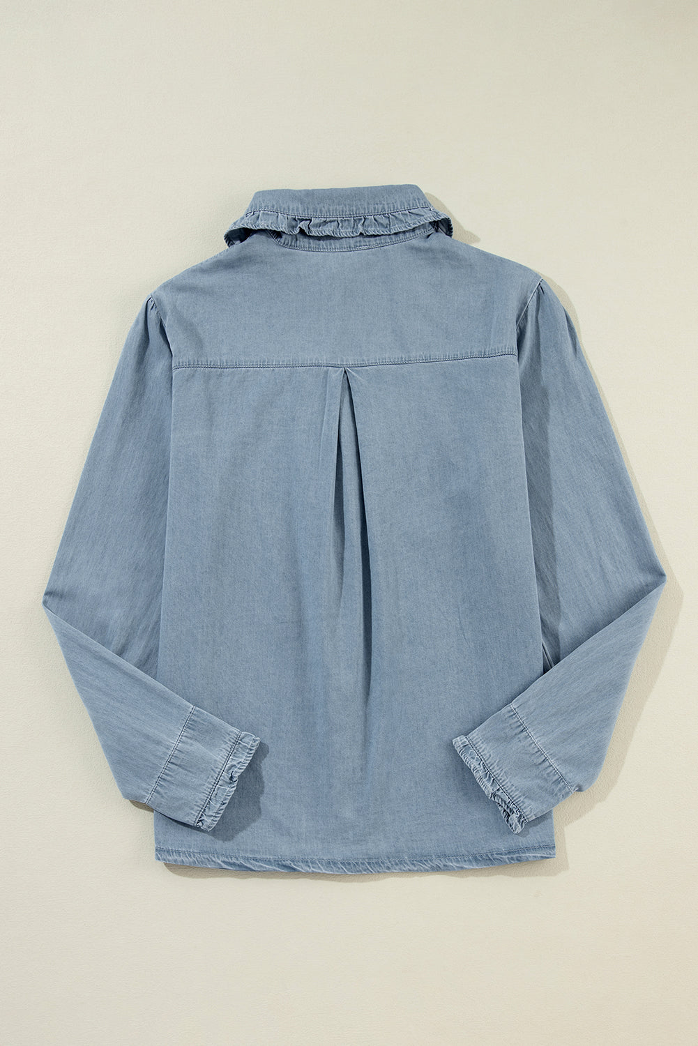 Koisoon Button Up Long Sleeve Denim Top