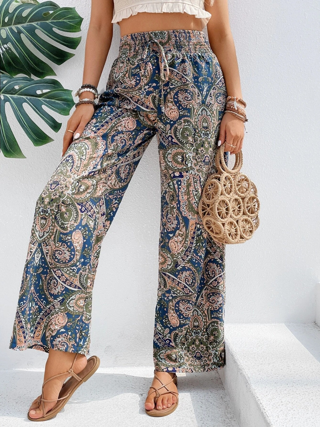 Koisoon Printed Wide Leg Pants