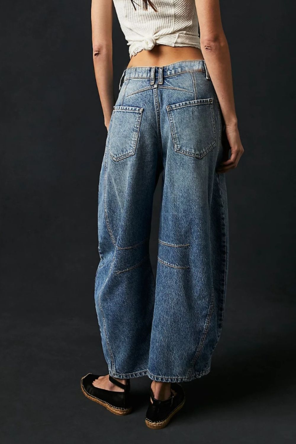 Koisoon Wide Leg Jeans with Pockets