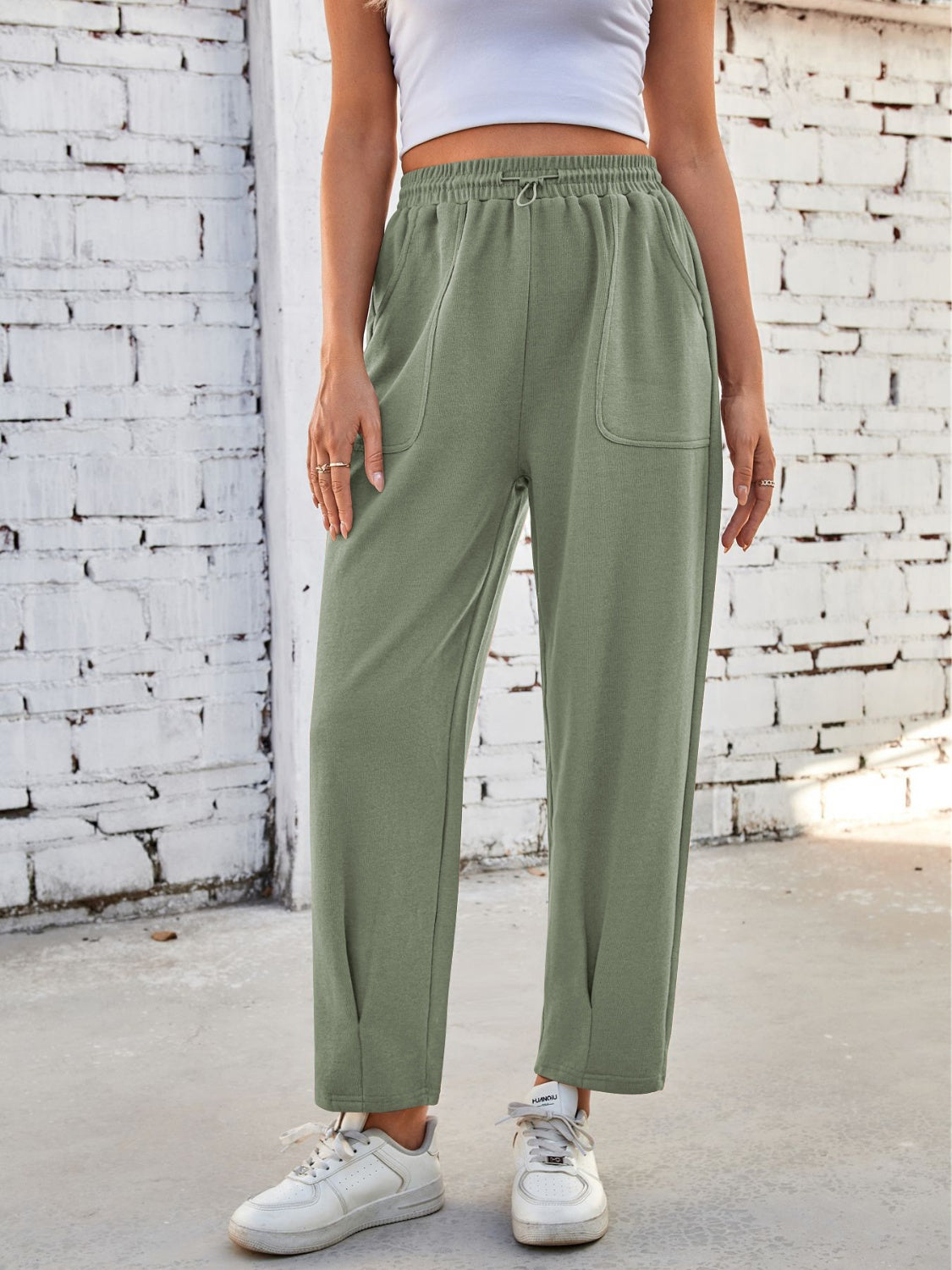 Koisoon Lovelet Drawstring Pants with Pockets