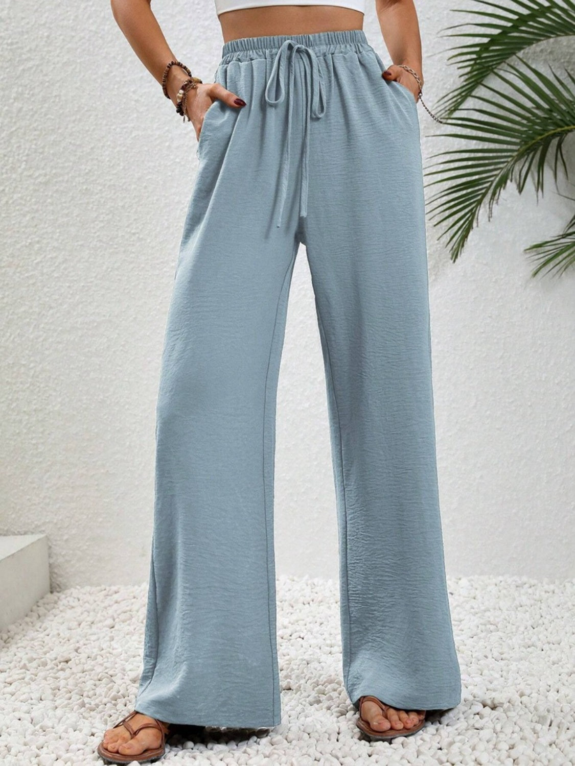 Koisoon Wide Leg Drawstring Pants