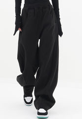 Koisoon Elastic Waist Sweatpants with Pockets