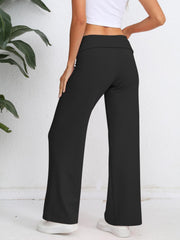 Koisoon Elastic Waist Wide Leg Pants