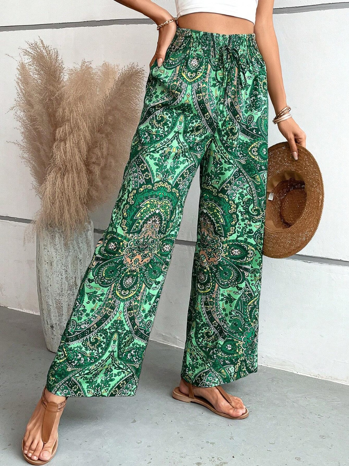 Koisoon Printed Wide Leg Pants