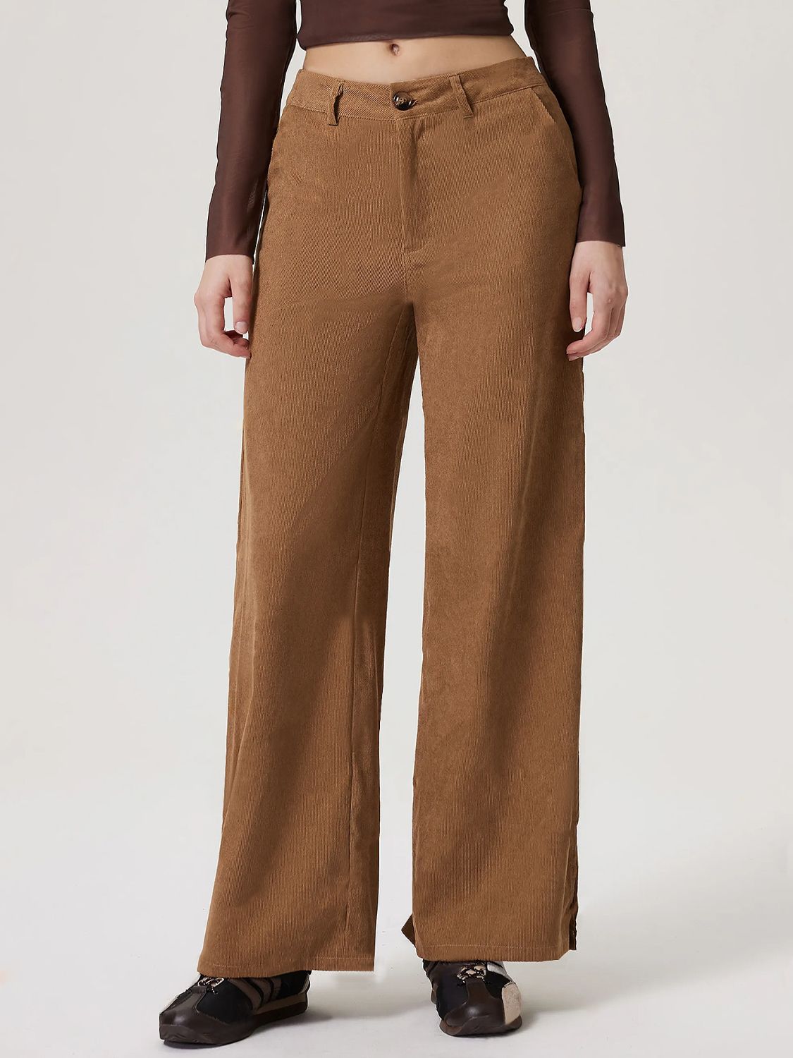 Koisoon Wide Leg Pants with Pockets