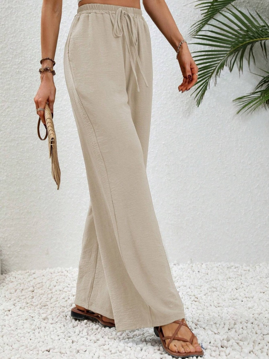 Koisoon Wide Leg Drawstring Pants