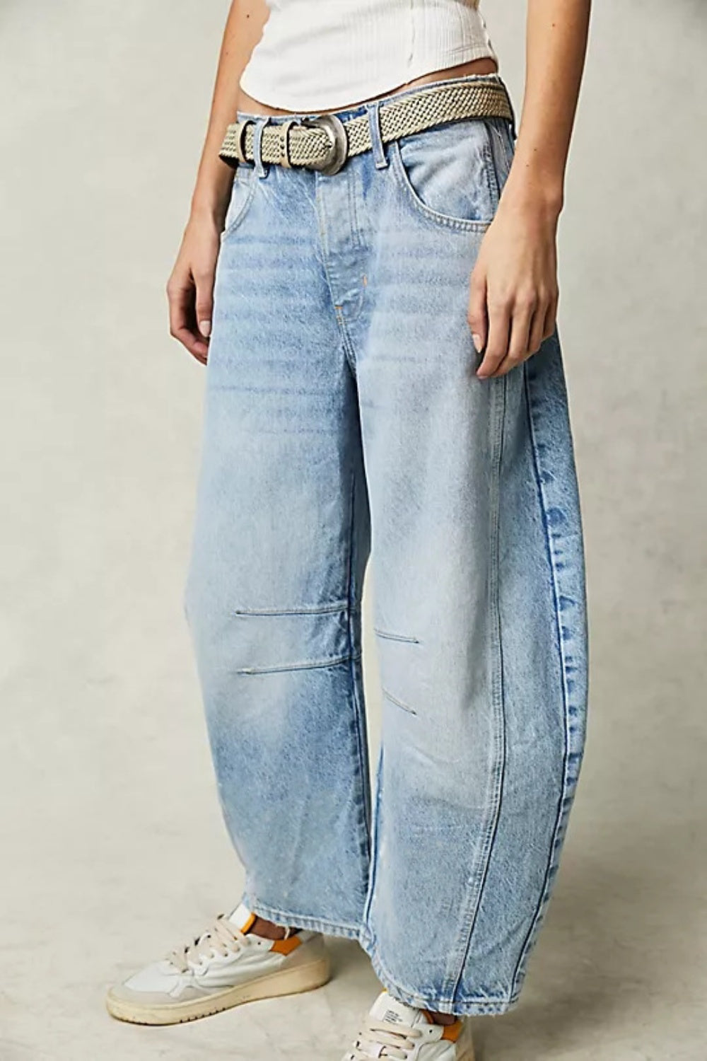 Koisoon Wide Leg Jeans with Pockets