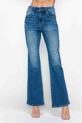 Koisoon  Full Size High Rise Bootcut Jeans with Pockets