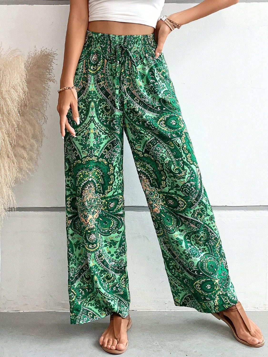 Koisoon Printed Wide Leg Pants